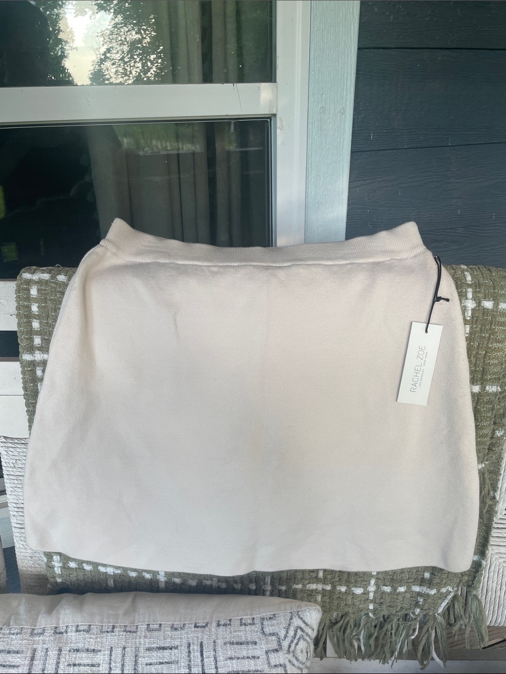 Rachel Zoe Off-White Mini Skirt